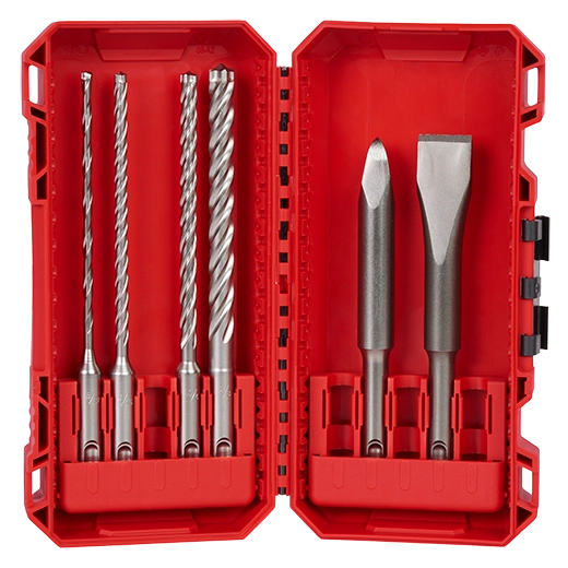 MX4 4 Cutter SDS PLUS Drill Bits Milwaukee Tool