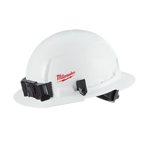 48-73-1031 - Full Brim Non Vented Hard Hat, Type 1, Class E (small logo)