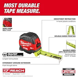 25ft STUD™ Tape Measure