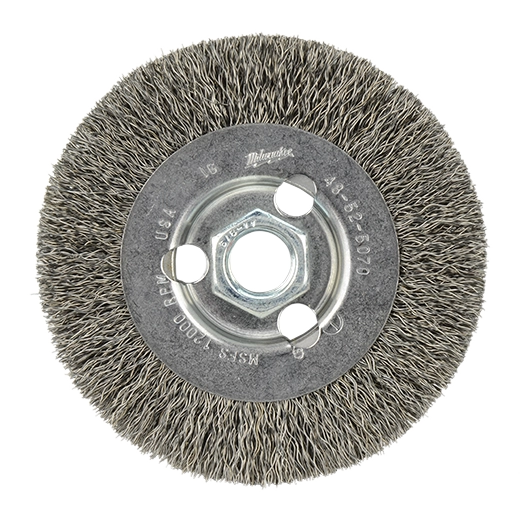 48-52-5070 - 4" RADIAL CRIMPED WHEEL- CARBON STEEL