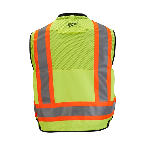 48-73-5161, 48-73-5162, 48-73-5163, 48-73-5164 - Class 2 Surveyor's High Visibility Yellow Safety Vest - L/XL