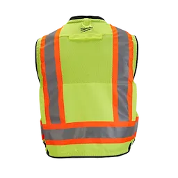 48-73-5161, 48-73-5162, 48-73-5163, 48-73-5164 - Class 2 Surveyor's High Visibility Yellow Safety Vest - L/XL