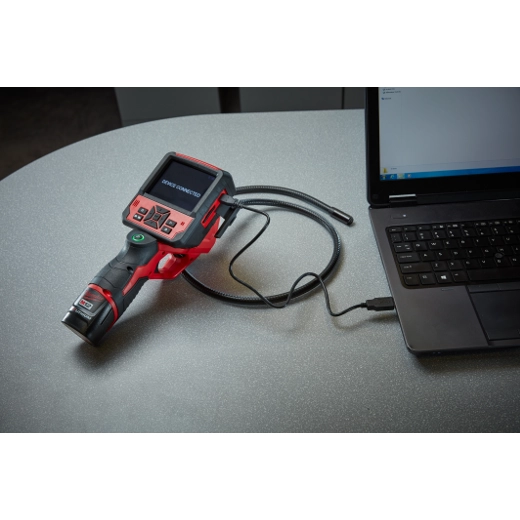 2315-20 M-Spector FLEX™ Console, 3 ft Inspection Camera Cable, SD Card, USB Cable, (1) M12™ REDLITHIUM™ Compact Battery Pack, Charger and Carrying Case - M-Spector FLEX™ Inspection Camera Cable Kit