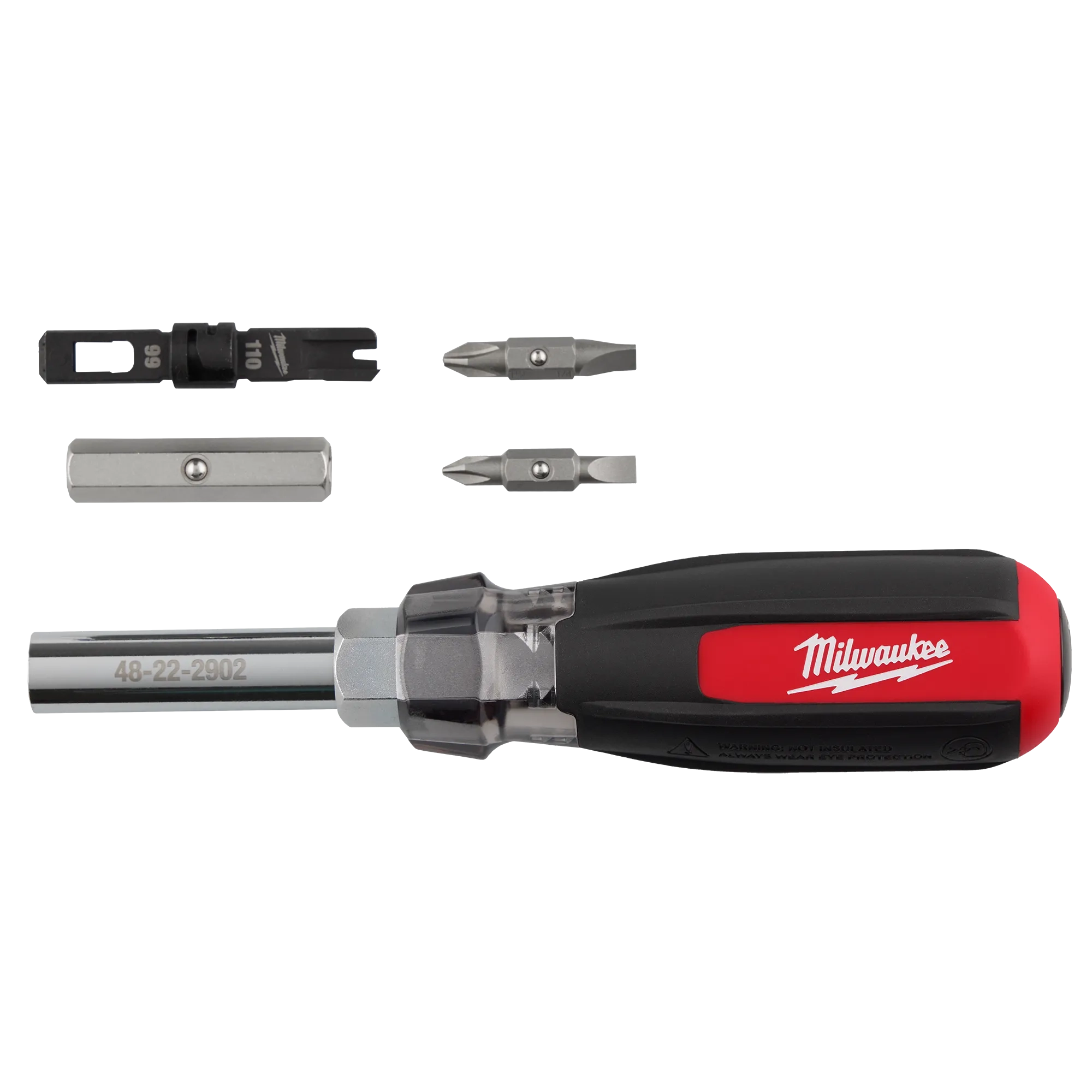 Milwaukee Tool - Combination Hand Tool Set: 1/4 3/8 Drive - 18285254 -  MSC Industrial Supply