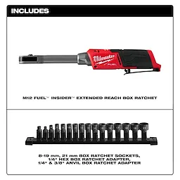 M12 FUEL™ INSIDER™ Extended Reach Box Ratchet