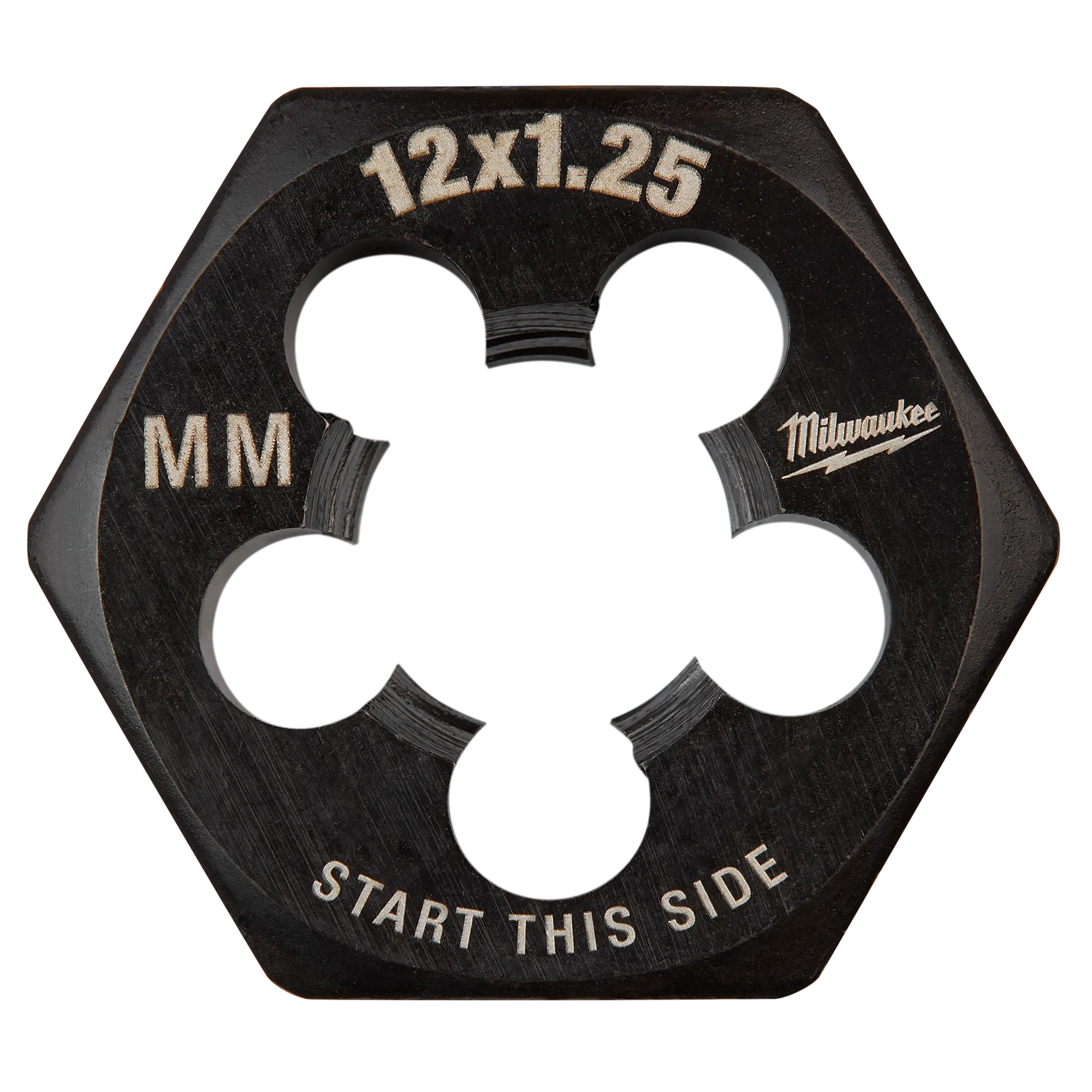 M12-1.25 mm 1-Inch Hex Threading Die