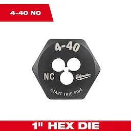 4-40 NC 1-Inch Hex Die