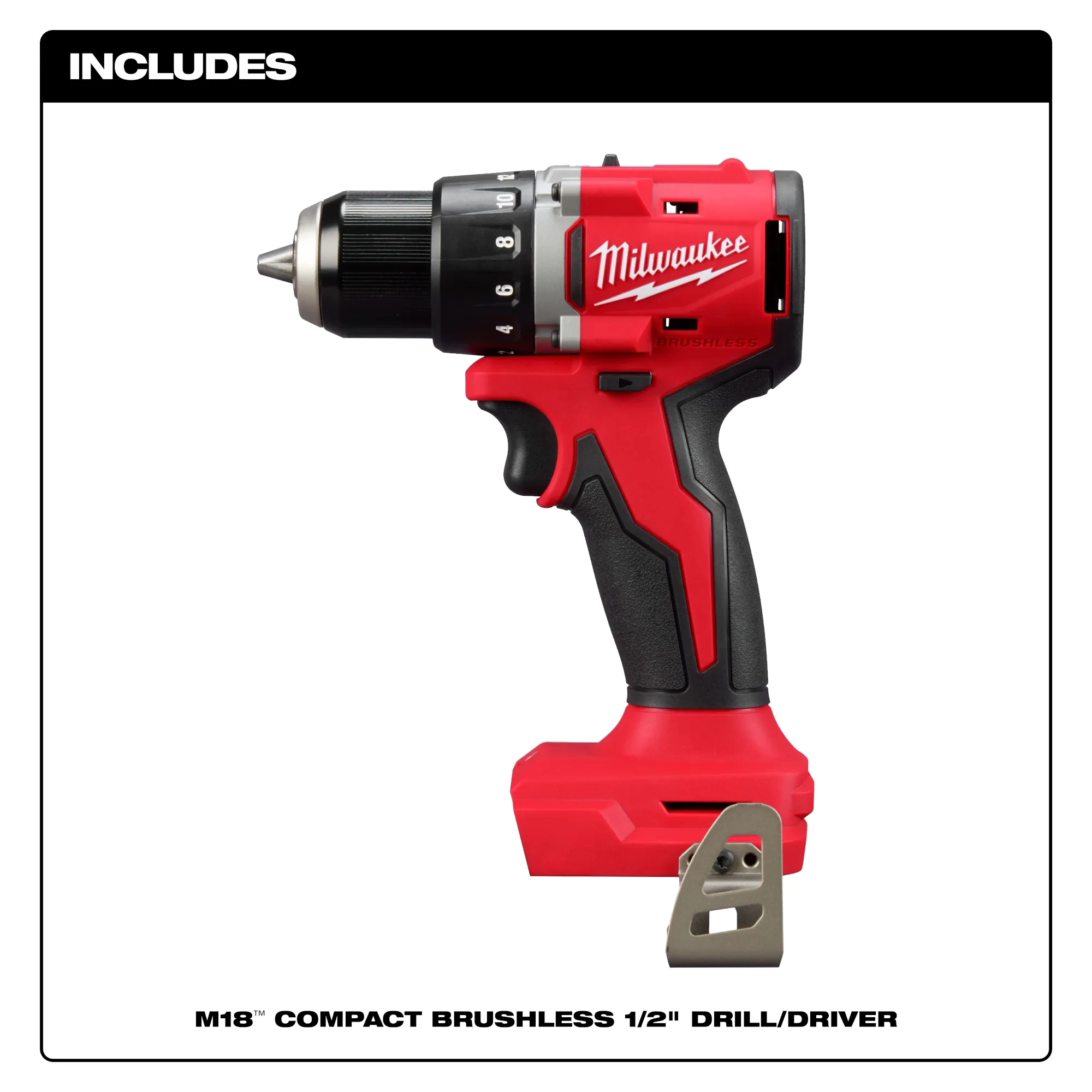 M18 Compact Brushless 1 2 Drill Driver Milwaukee Tool