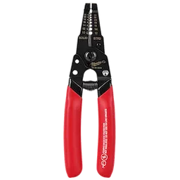 Back view of the 10-24 AWG Compact Dipped Grip Wire Stripper & Cutter