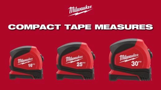 Milwaukee Compact Tape Measures