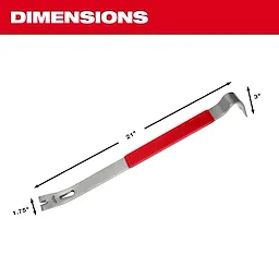 21" pry bar dimensions