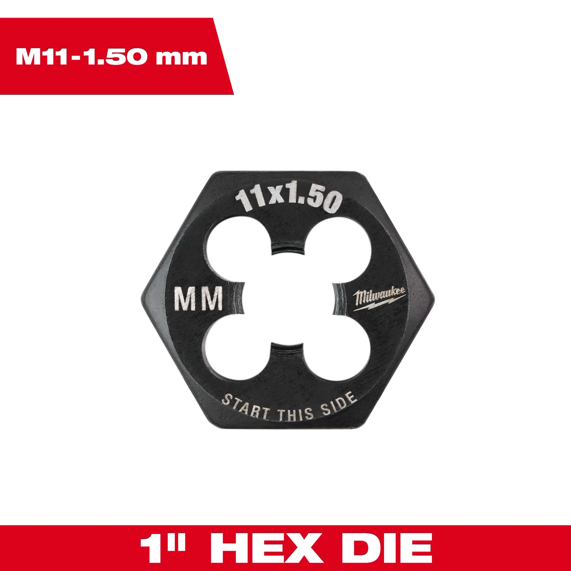 M11-1.50 mm 1-Inch Hex Threading Die