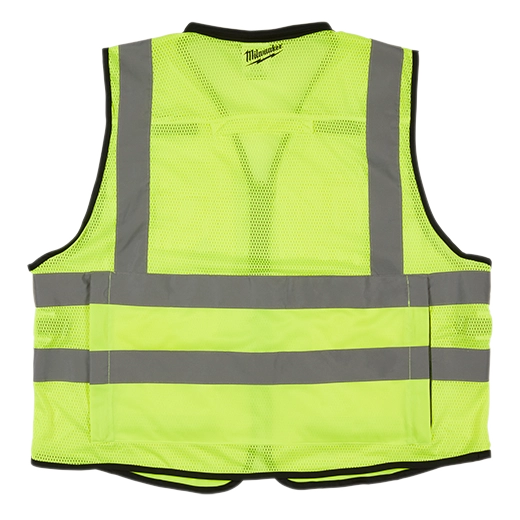 48-73-5042 safety vest hi-vis high visibility personal safety PPE personal protective equipment - High Visibility Yellow Performance Safety Vest - L/XL