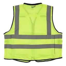 48-73-5042 safety vest hi-vis high visibility personal safety PPE personal protective equipment - High Visibility Yellow Performance Safety Vest - L/XL