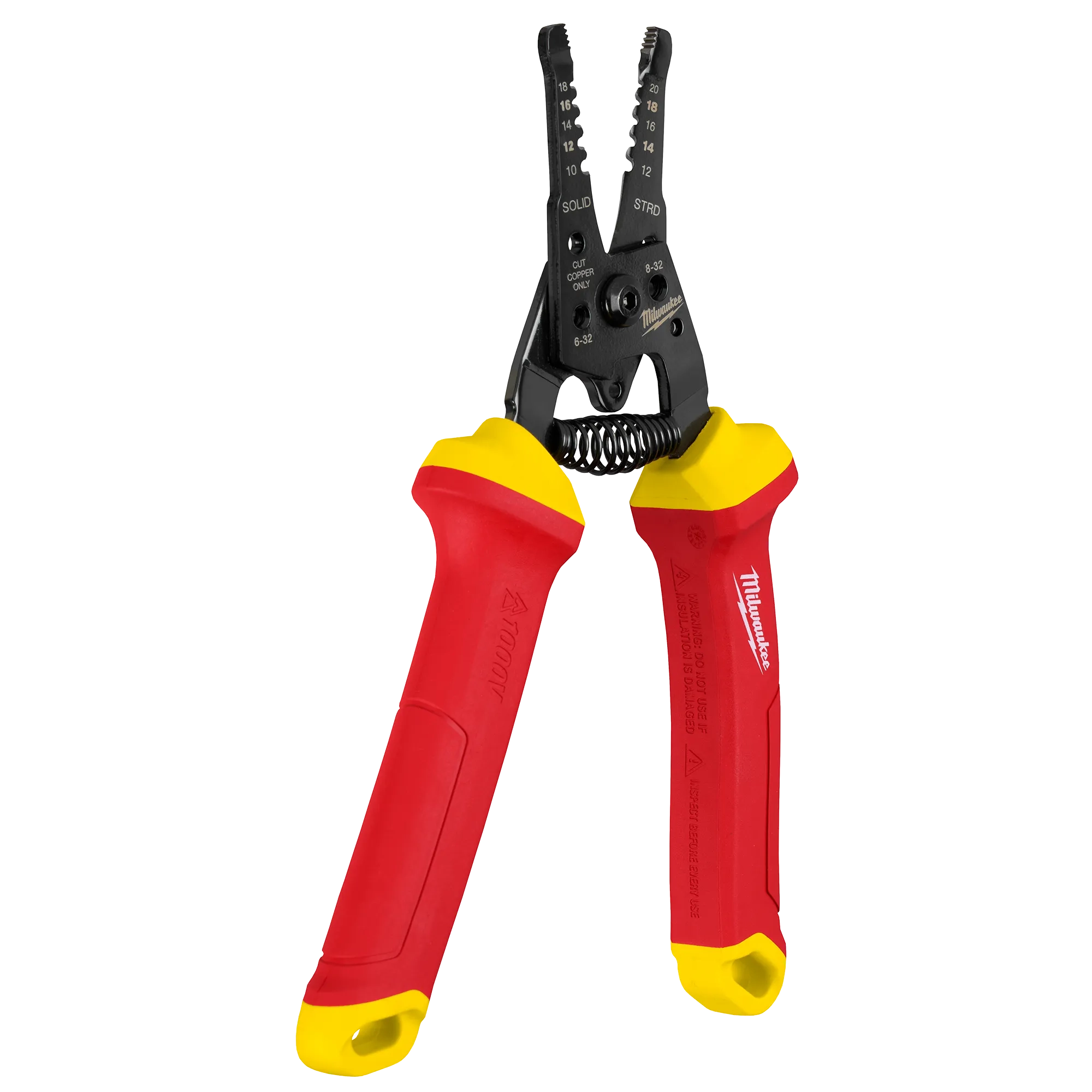 Image of the Milwaukee 1000V Insulated 10-20 AWG Wire Stripper & Cutter