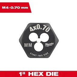 M4-0.70 mm 1-Inch Hex Die