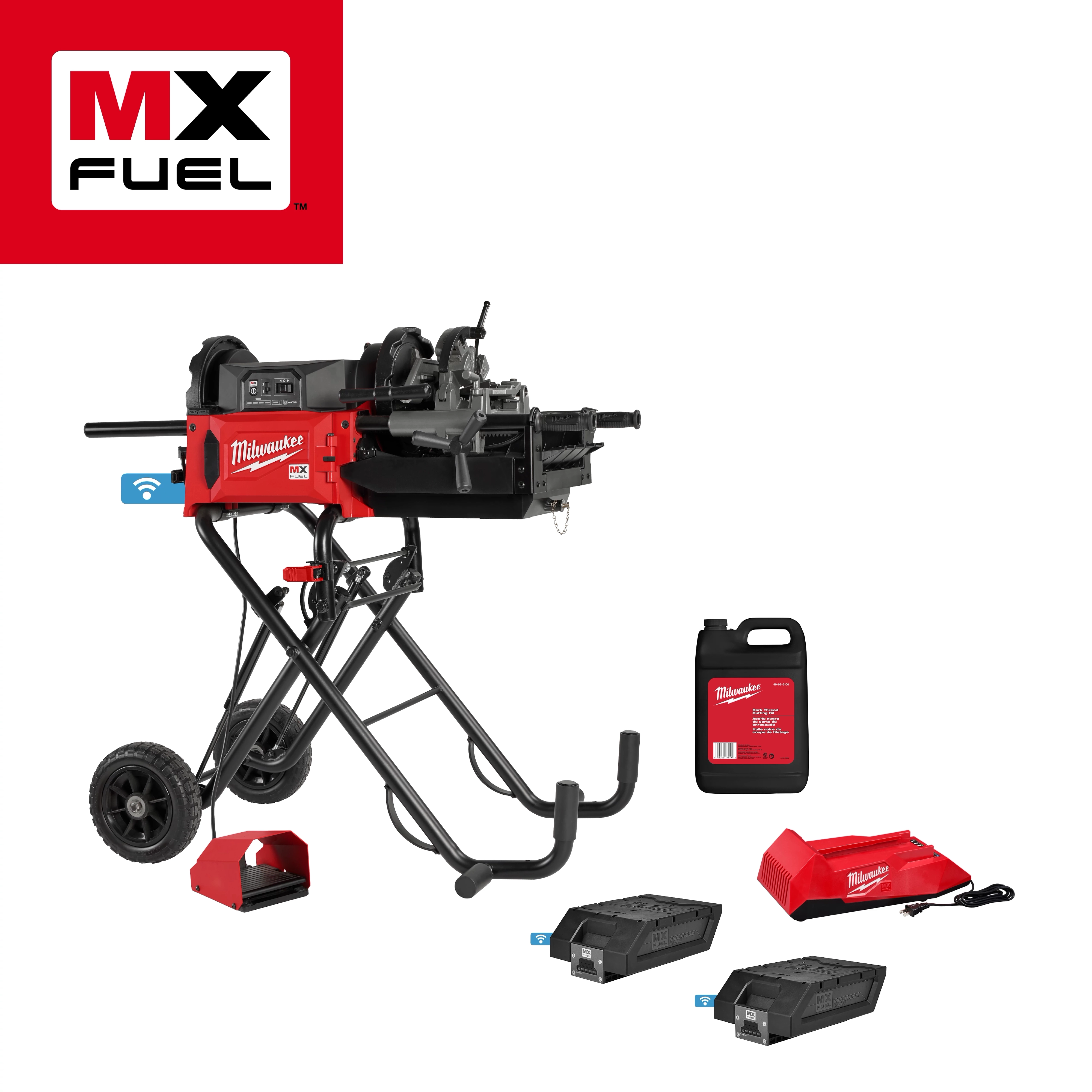 MX FUEL™ Pipe Threading Machine