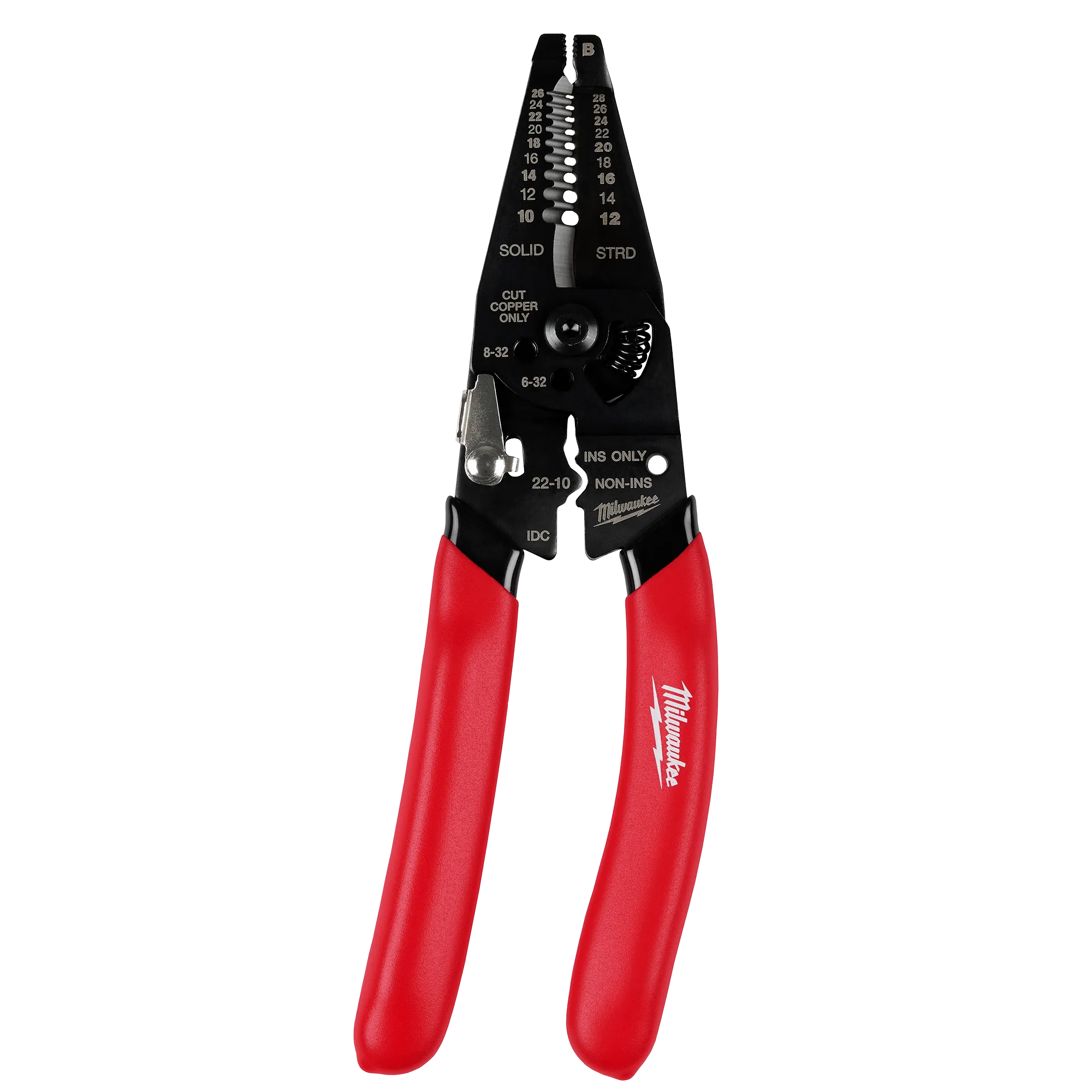 10-28 AWG Multi-Purpose Dipped Grip Wire Stripper & Cutter w ...