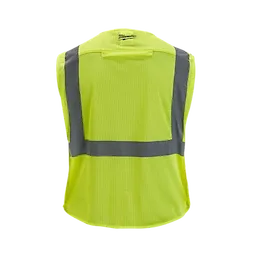 48-73-5121, 48-73-5122, 48-73-5123, 48-73-5124 - Class 2 Breakaway High Visibility Yellow Mesh Safety Vest - L/XL