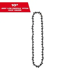 10" chain, .325" Low Profile Pitch, .043" Gauge