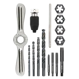 15PC SAE Tap and Die Set with Hex-LOK™ 2-in-1 Handle