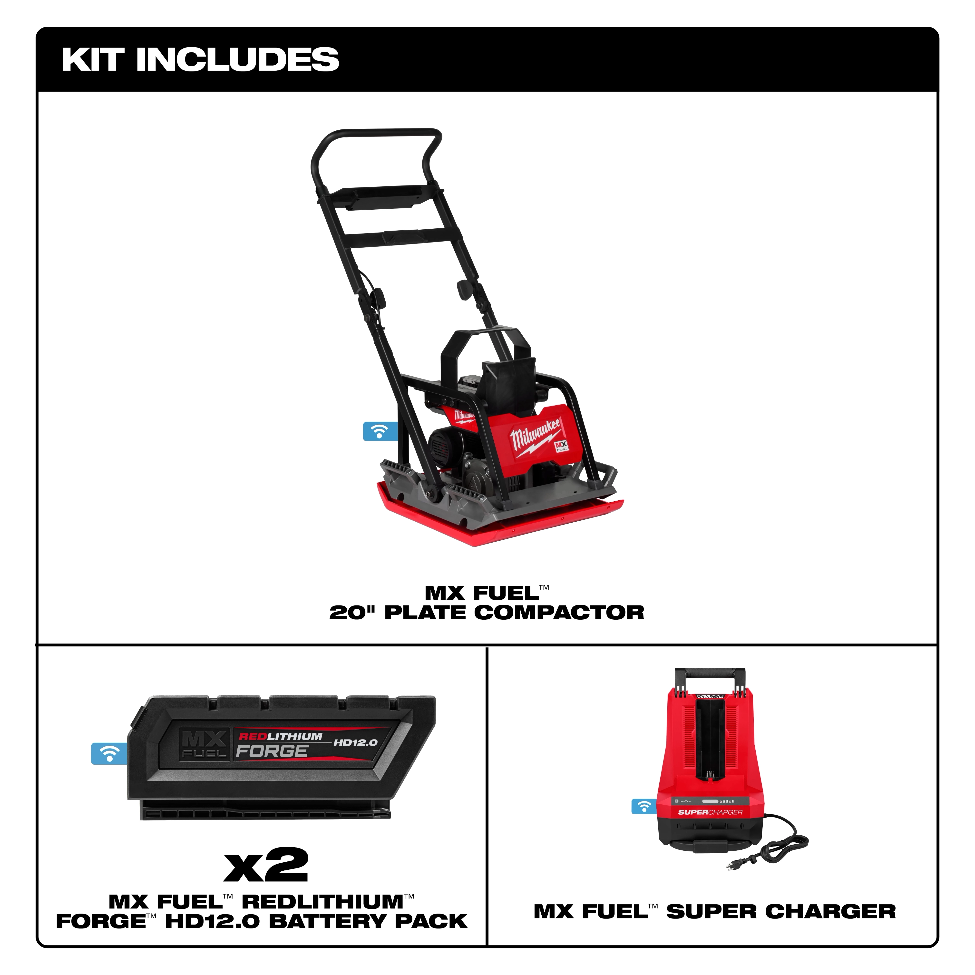 MX FUEL™ 20" Plate Compactor