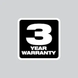 3 year warranty logo