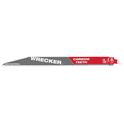 48-00-5243 - 6 TPI 12" The WRECKER™ with Carbide Teeth Sawzall Blade 1PK