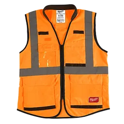 48-73-5092 - High Visibility Orange Performance Safety Vest - L/XL (CSA)