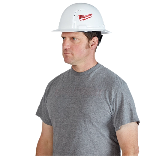 48-73-1010 - Full Brim Vented Hard Hat, Type 1, Class C