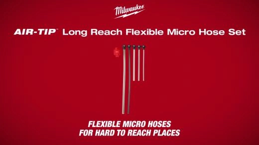 Milwaukee AIR-TIP Long Reach Flexible Micro Hose Set