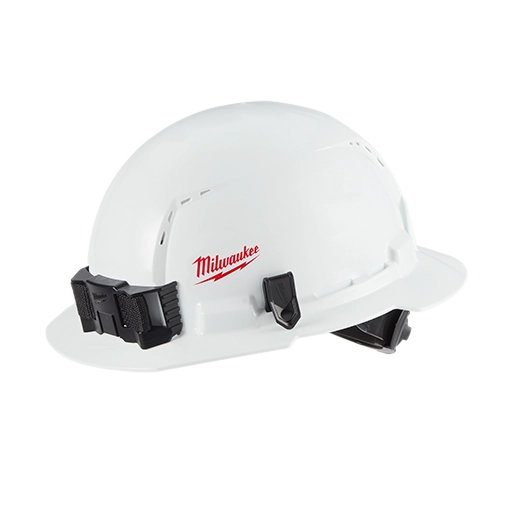 48-73-1011 - Full Brim Vented Hard Hat, Type 1, Class C (small logo)