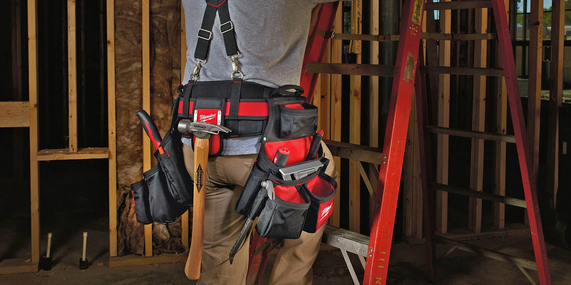 Comfortable Tool Belts, Pouches, Harnesses and Holsters Milwaukee Tool