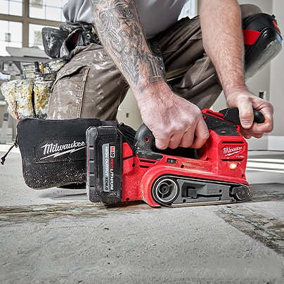 Milwaukee belt deals sander 5910