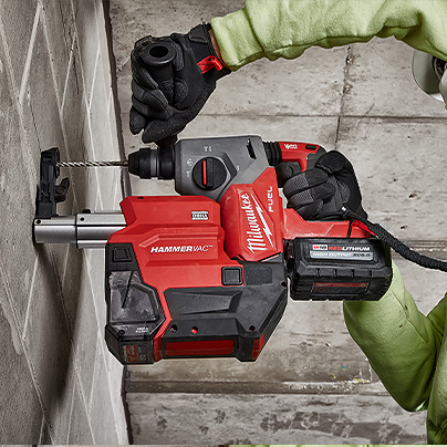 Milwaukee hammer discount drill vacuum attachment