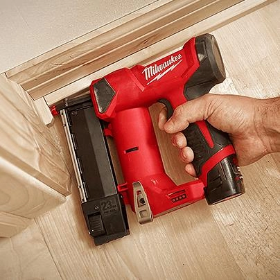 Milwaukee finish nailer discount nails