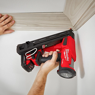 Milwaukee cordless discount finish nail gun