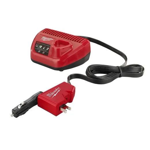 M12 Lithium Ion Ac Dc Wall And Vehicle Charger