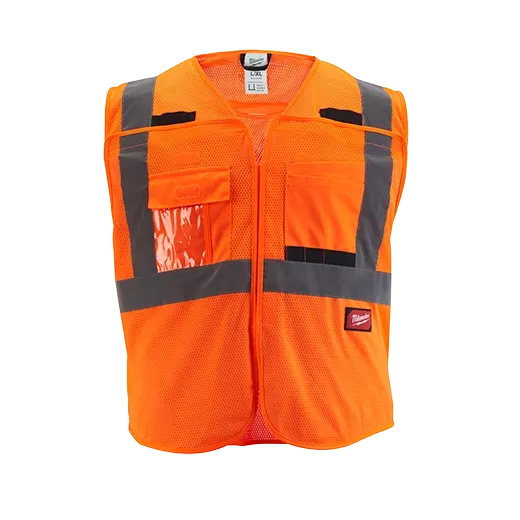 Class 2 High Visibility Mesh Safety Vests