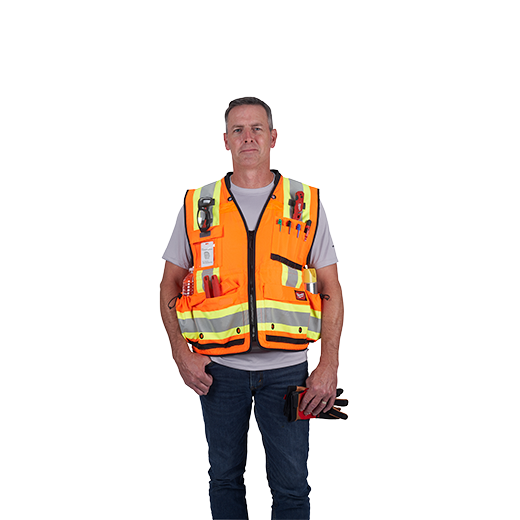 Class 2 Surveyor's High Visibility Safety Vest | Milwaukee Tool