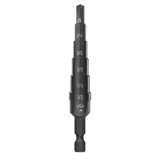 Product image for Milwaukee 48-89-8955 3/16 to 1/2 Inch Step Drill Bit