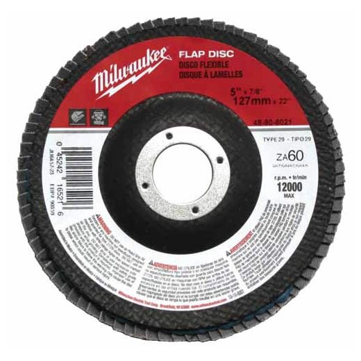 Product image for MILW 48-80-8020 FLAP DISC 5 X 7/8 3