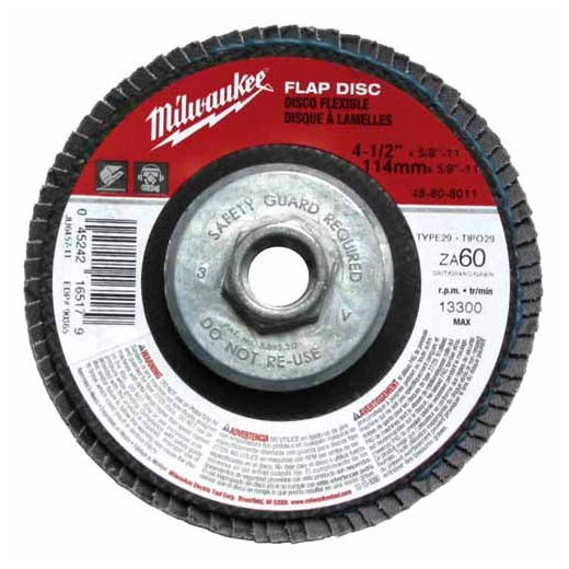 Product image for MILW 48-80-8041 FLAP DISC 7 X 5/8-1
