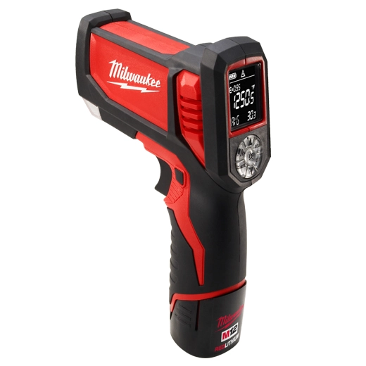 Product image for Milwaukee 2276-21 M12 Laser Temp Gun Kit