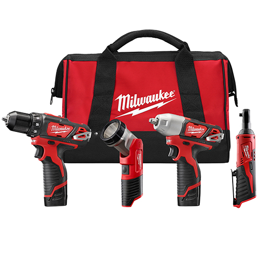 M12™ Cordless LITHIUM-ION 4 Tool Combo Kit