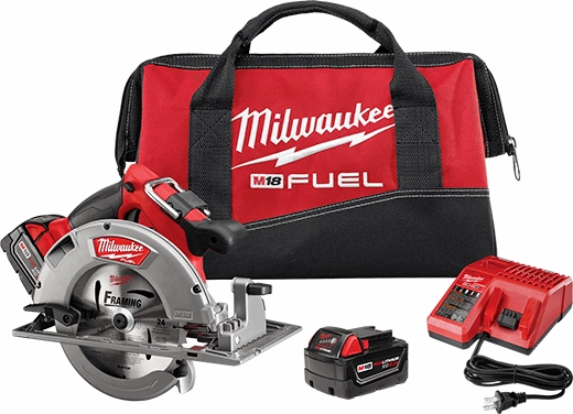 Product image for Milwaukee 2731-22 7-1/4 Inch 5000 RPM Cordless Circular Saw Kit