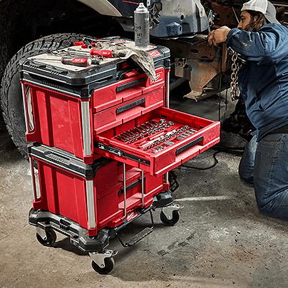 Caja De Herramientas Con 3 Cajones PACKOUT | Milwaukee Tool